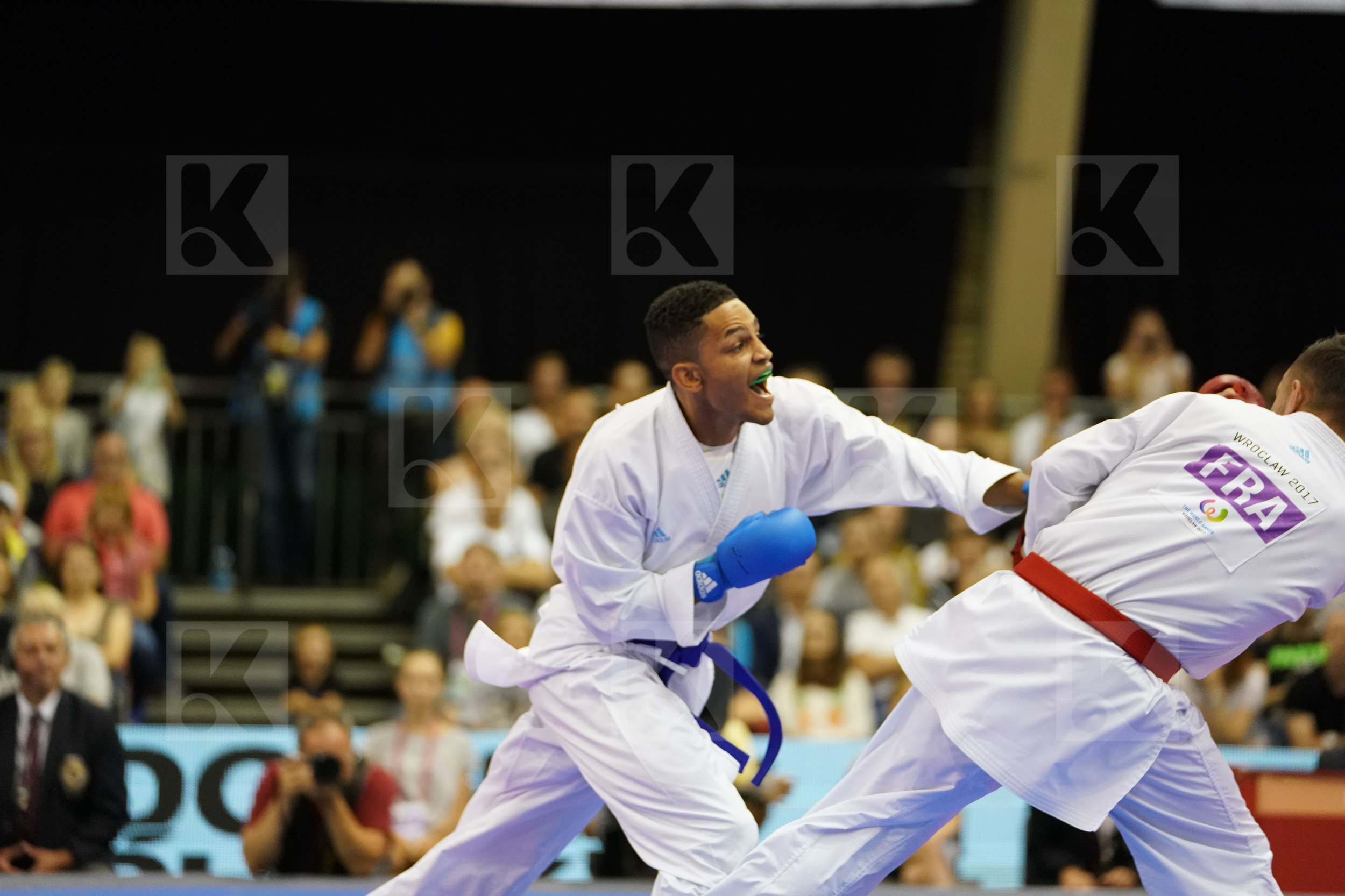 Dacosta Steven England France Gold match Male Kumite -67kg Thomas Jordan